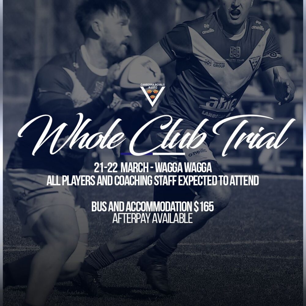Full Club Trial Wagga Wagga